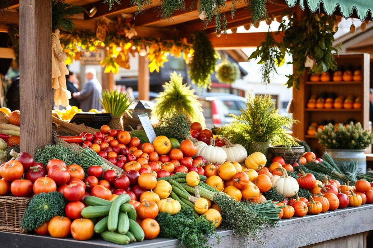 Bauernmarkt in Österreich